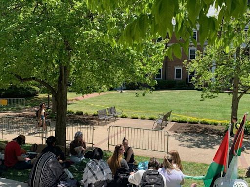 Protest continues at Virginia Tech after encampment clearing