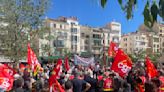 ...Cannes Film Festival Workers To Meet With CNC, French Government & Unions Over Labor Dispute; Protest Takes Place By Palais...