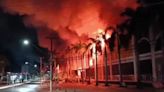 Enorme incendio destruyó centro comercial de Brasil