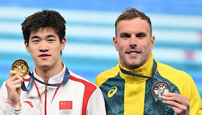 Kyle Chalmers' Chinese rival accuses Aussie of a shocking act