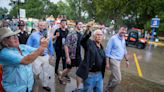 Mike Pence encounters fans, Iowa State Fair downpour as he campaigns for Republicans