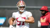 49ers' Nick Bosa, in a twist, brings his veteran's wit and wisdom to OTAs