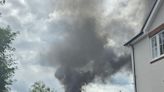 Smoke seen billowing in sky after fire on Dudley wasteland involving 'large refrigerated lorry'