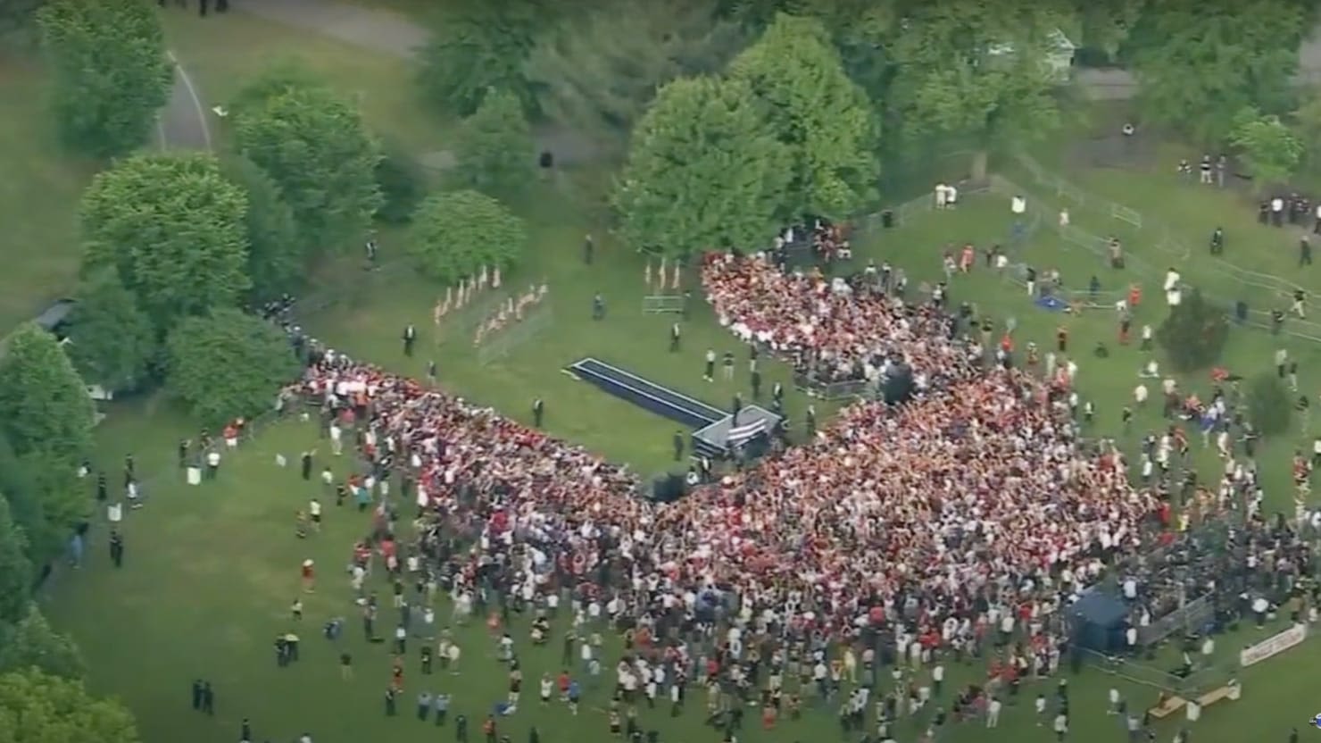 Trumpworld Claims 25,000 People Attended His Rally. Aerial Shots Show Otherwise.