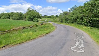 Road closure in Omagh following serious collision