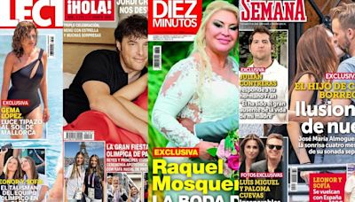 Las revistas del corazón esta semana: las imágenes inéditas de Luis Miguel y Paloma Cuevas