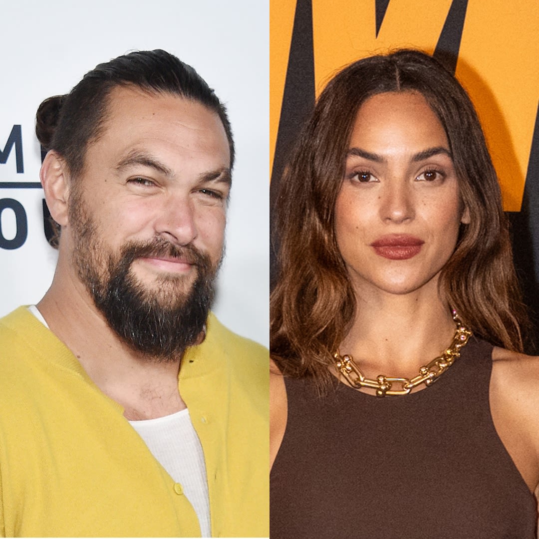 Jason Momoa and Adria Arjona Seal Their New Romance With a Kiss During Date Night - E! Online