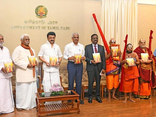 Stalin releases work of Karunanidhi on Ramanujar as a book