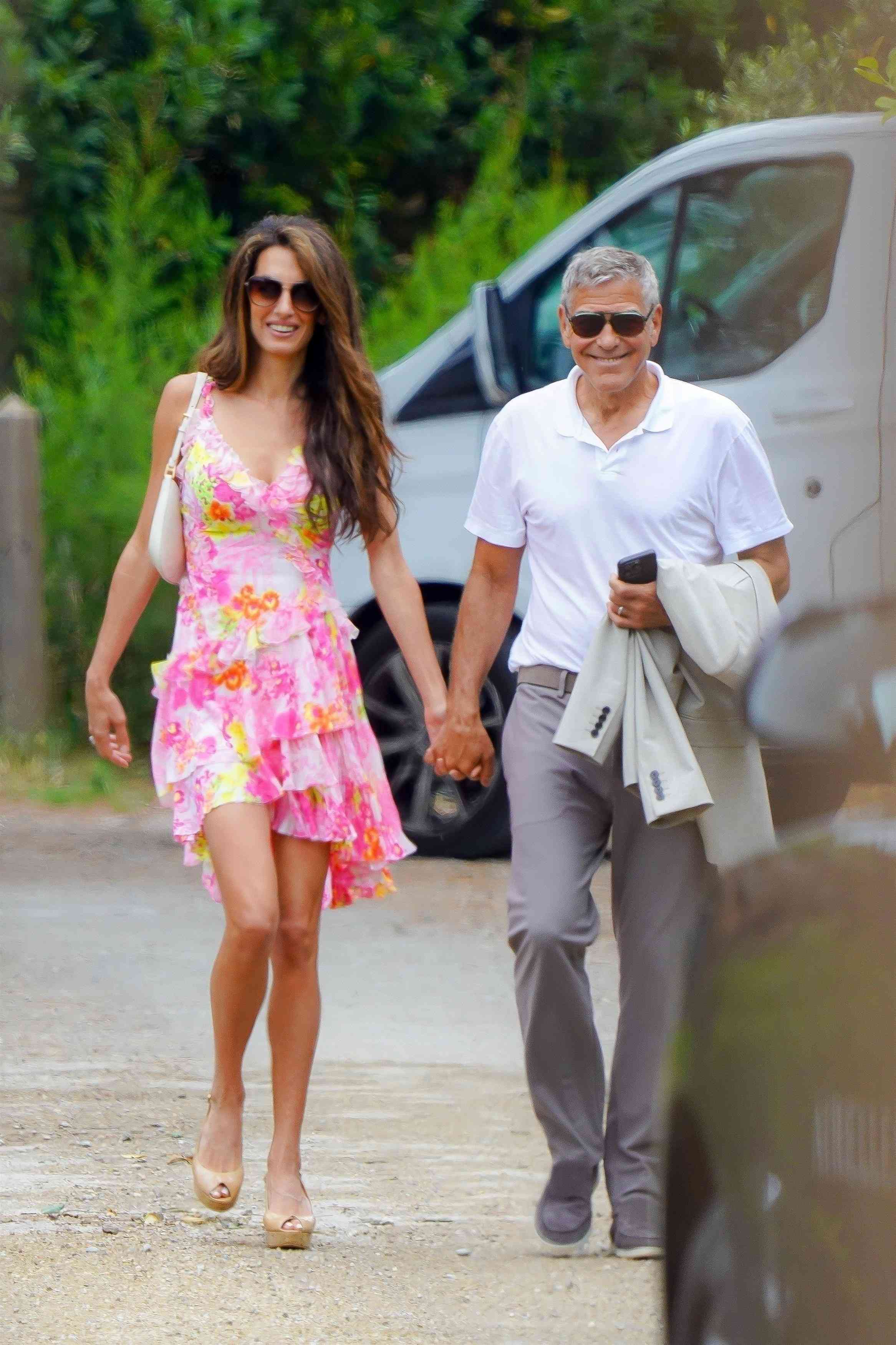 Amal Clooney’s Optical Illusion Shoe Is a Nonnegotiable for Summer