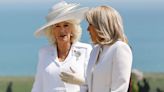 Queen Camilla and Brigitte Macron Have Awkward Moment at D-Day Event as Royal Avoids Holding First Lady's Hand