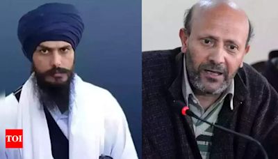 Jailed Amritpal Singh and Engineer Rashid take oath as Lok Sabha MPs | Delhi News - Times of India