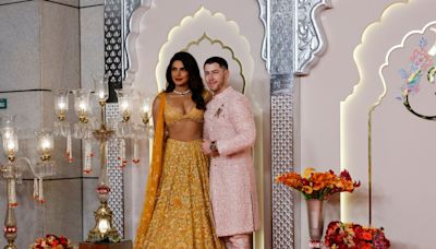Priyanka Chopra and Nick Jonas Sparkle at Anant Ambani Radhika Merchant's Wedding Celebration - News18