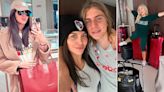 Las primeras fotos de Wanda Nara en su regreso a Buenos Aires: el reencuentro con Valentino y un desayuno bien porteño