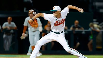 Guardians take Miami Hurricanes pitcher Rafe Schlesinger in fourth round of 2024 MLB Draft