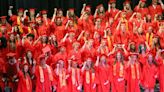 116 from Class of ’24 on their way from Olean High School