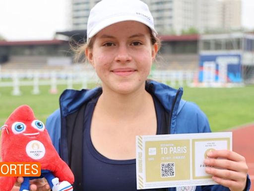 María Sol Naranjo será la ecuatoriana más joven en los Juegos Olímpicos de París 2024