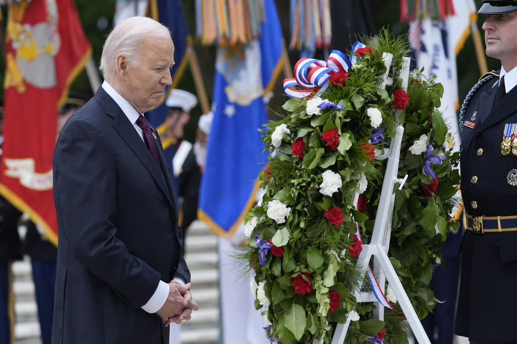 President Biden delivers remarks at annual Memorial Day service at Arlington National Cemetery