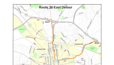 Avoid Routes 30 & 222 in Lancaster County this weekend: Detours set for bridge demolition