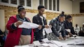 First results announced from South Africa election