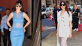 Anne Hathaway Has Two Very Different Takes on Monochromatic Dressing