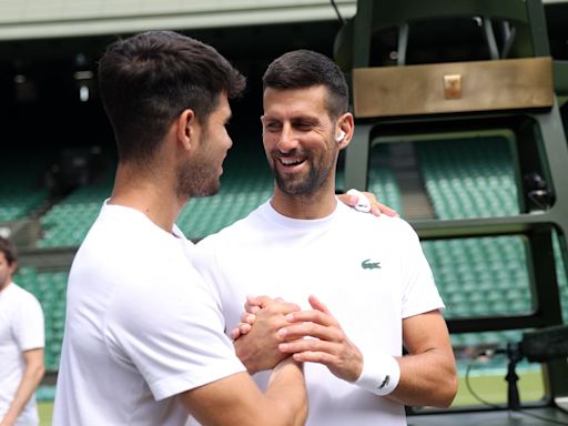 Carlos Alcaraz coincide con Djokovic y Sinner en la central de Wimbledon