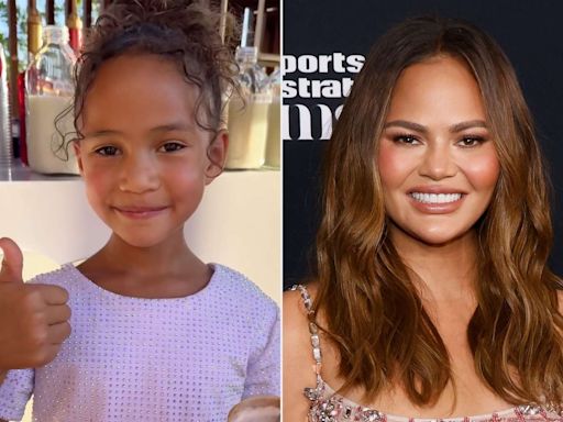 Chrissy Teigen's Daughter Luna Adorably Reviews All the Food at Mom's Cravings Event – and Gives Everything a 'Thumbs Up'