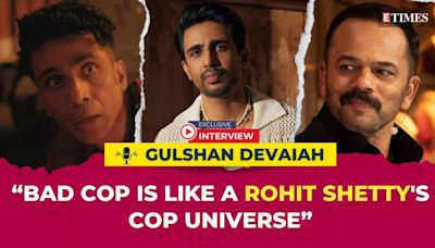 Bad Cop Star Gulshan Devaiah On Bollywood: Most People Come Here To Become Big Stars | Etimes - Times of India Videos