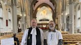 Pilgrims hiking England for historic church refurbishment visit Blackburn