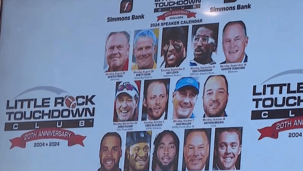 Little Rock Touchdown Club announces 2024 lineup