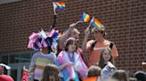 Ames Middle School students host walkout in solidarity with LGBTQIA+ students