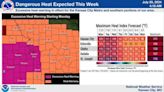 An excessive heat warning kicks off the week in KC. Which days will be the hottest?