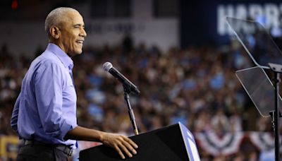 An emotional Obama makes his harshest case yet against Trump at Pittsburgh rally