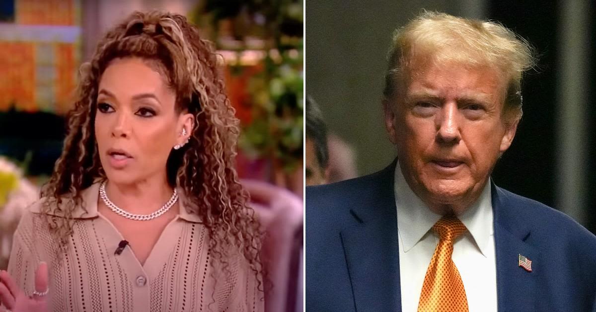 The View's Sunny Hostin Stunned as She Didn't Realize Donald Trump Is 'That Orange' When Seeing Him in Person...