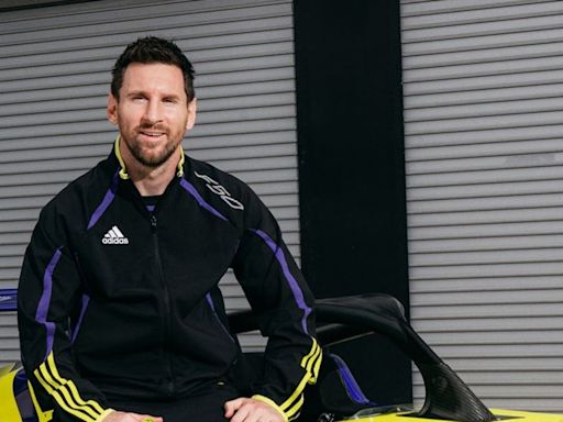 Messi y Adidas recrean campaña de los F50 al estilo F1
