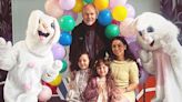 Smashing Pumpkins' Billy Corgan Celebrates Easter with Kids, Wife Chloe Mendel and a Couple of Easter Bunnies