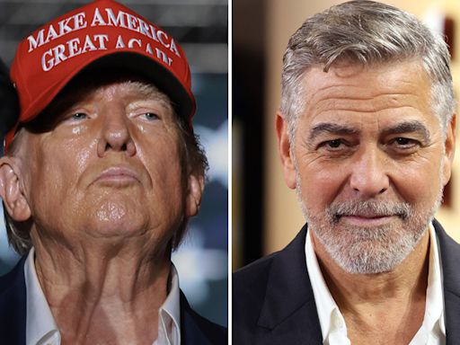 Donald Trump Fires Back at George Clooney Over Biden... of Politics and Go Back to TV. Movies Never Really Worked...