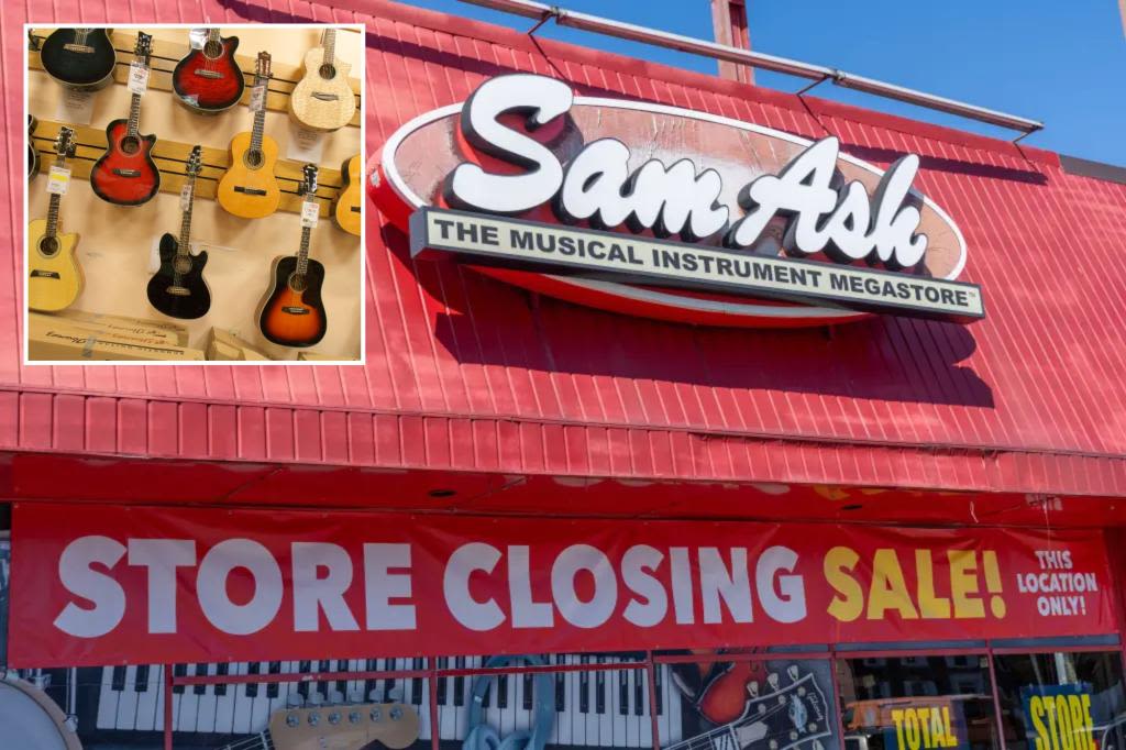 Sam Ash files for Chapter 11 bankruptcy after 100 years in music business