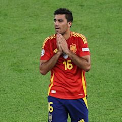 Euro 2024 final: Rodri subbed off at half-time on Spain vs England with suspected injury