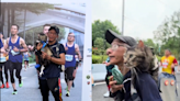 Cat owner finishes KL marathon with pet on his shoulder, winning over social media users (VIDEO)
