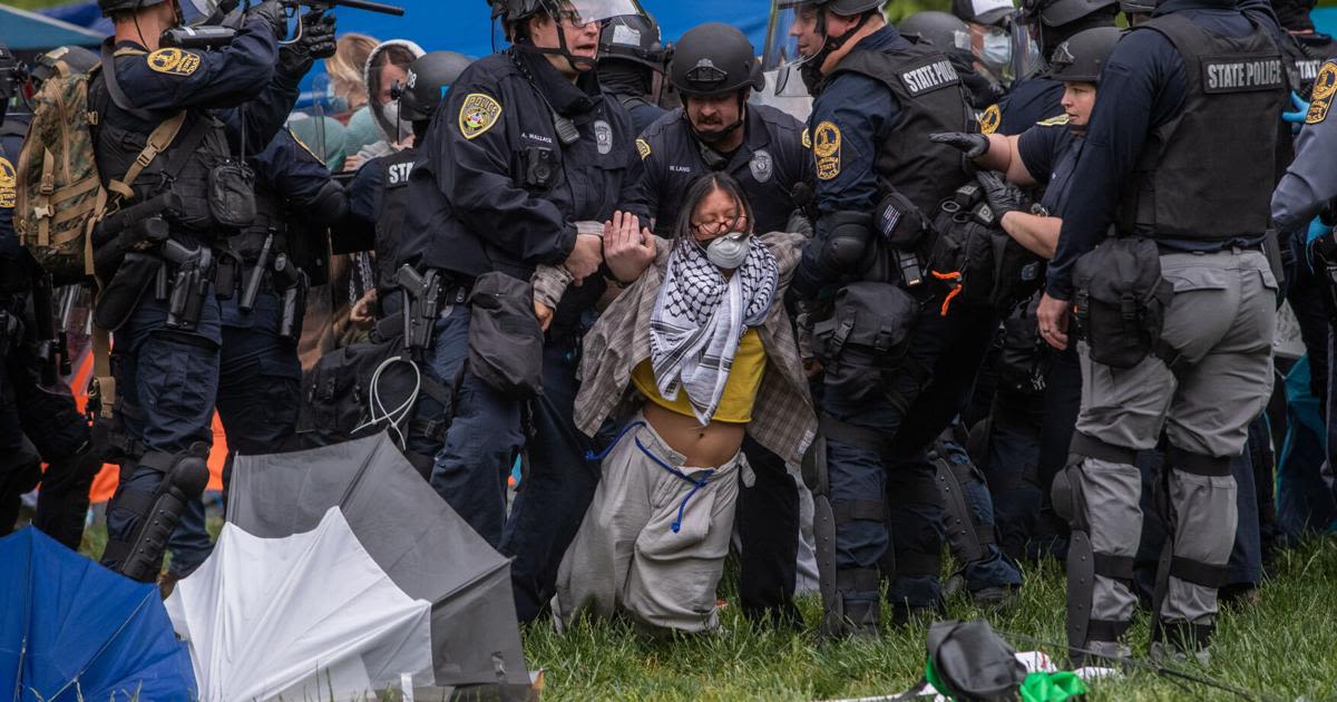 Police raid UVa encampment, arrest anti-war protesters