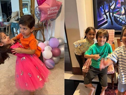 Kareena Kapoor shares adorable birthday moments of Inaaya Kemmu with Taimur and Jeh