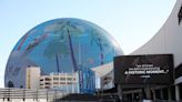 Man detained for climbing Las Vegas Sphere amid Super Bowl buildup