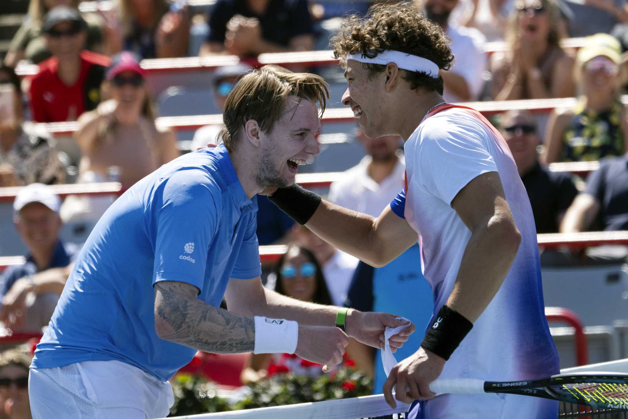 Olympic doubles bronze medalists Taylor Fritz and Tommy Paul win singles matches in Montreal