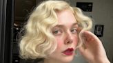 Elle Fanning Honors Marilyn Monroe in a Glamorous Blonde Wig: 'My Forever Icon'