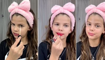 Francesca Icardi sorprendió con un divertido tutorial de maquillaje y fue furor en las redes