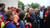 Scholz Visits Flood-Hit Zone With EU Parliament Vote Looming