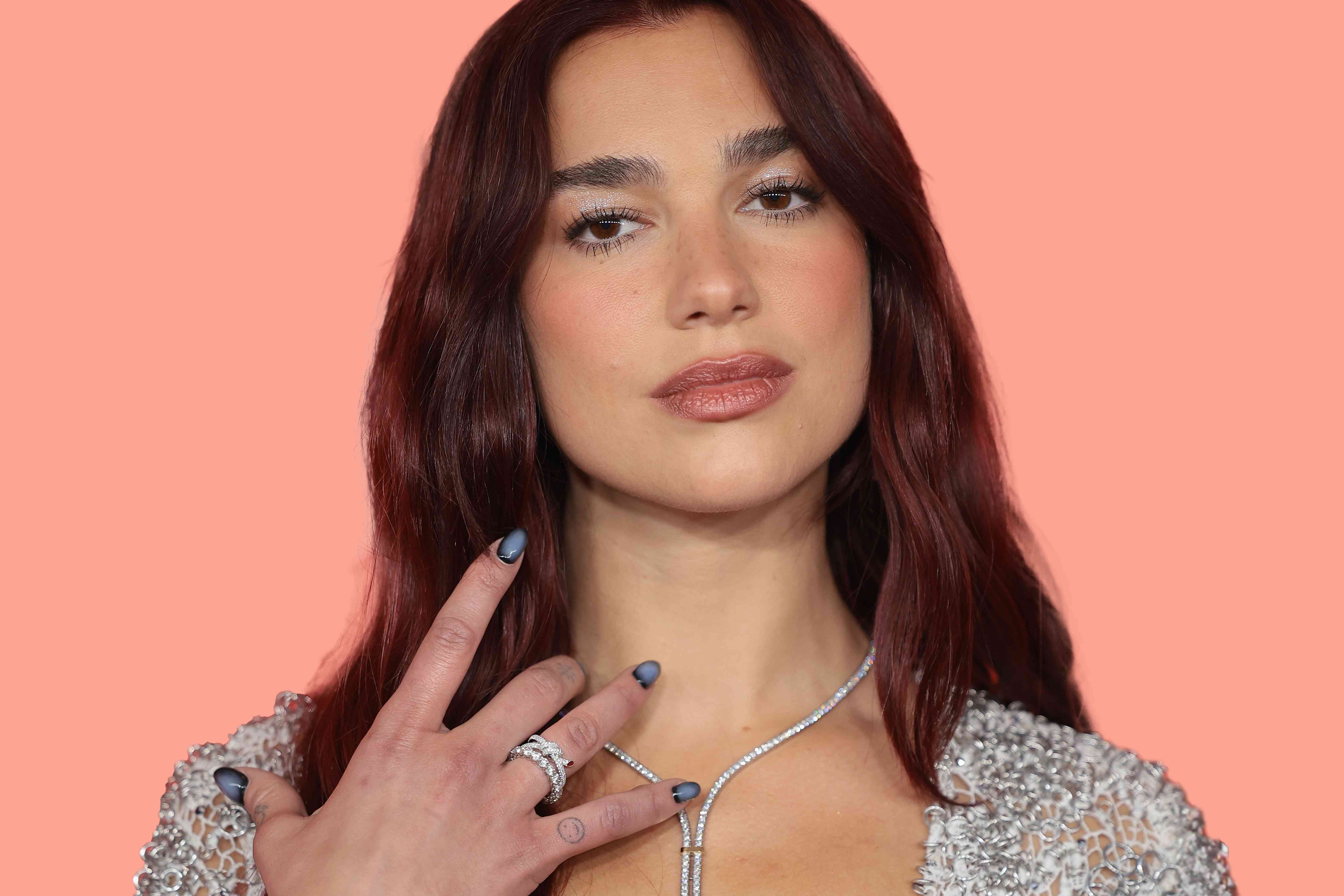 Dua Lipa’s Aura Nails Is the Trendiest Manicure of the Season