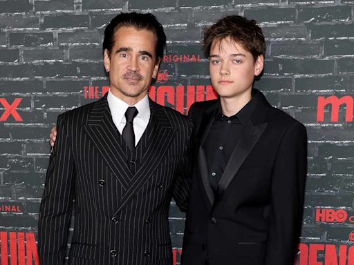 Colin Farrell and His Youngest Son Henry Hit the Red Carpet at “The Penguin ”Premiere