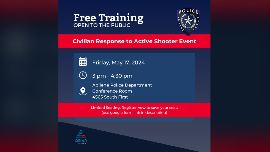 Abilene police host active shooting training for the public; how to sign up