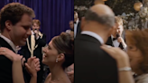 Same actor has appeared in the background of parties in multiple Hollywood movies